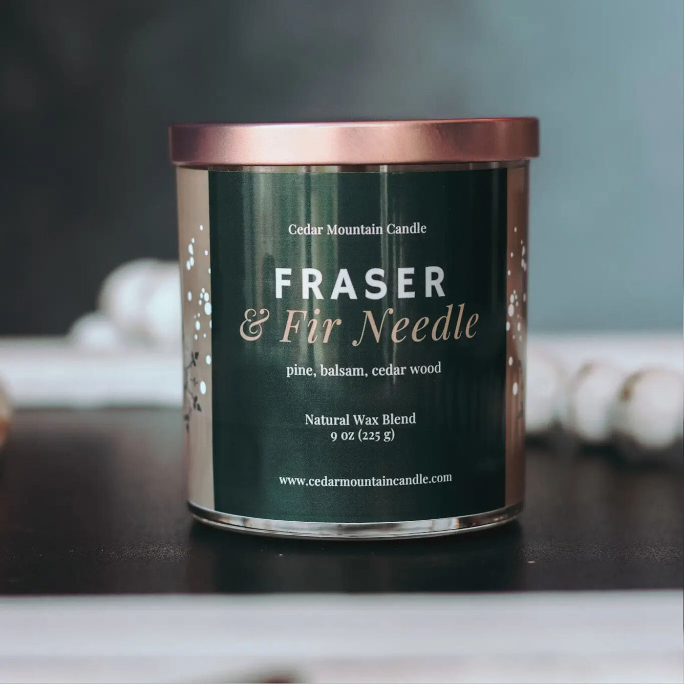 Fraser & Fir Needle - 9 oz Whiskey Jar Candle 