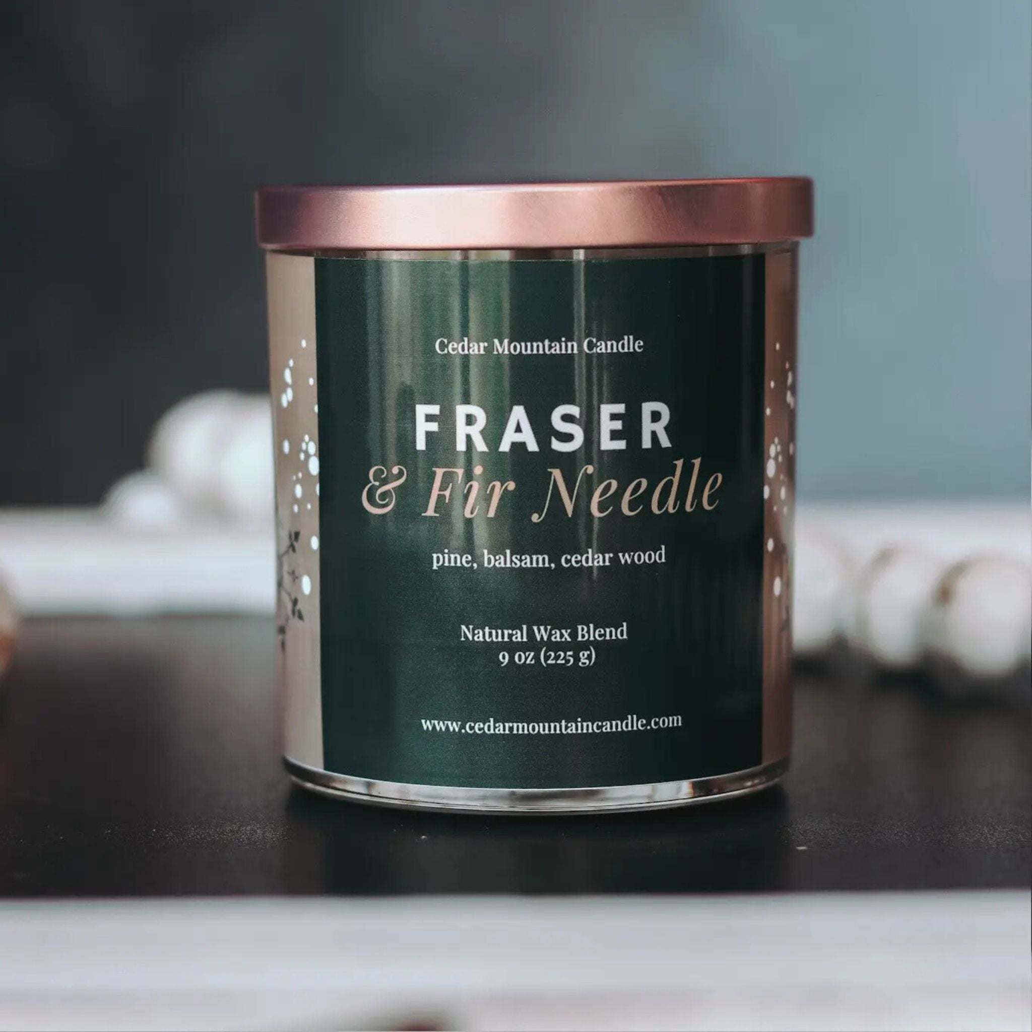 Fraser & Fir Needle - 9 oz Whiskey Jar Candle 