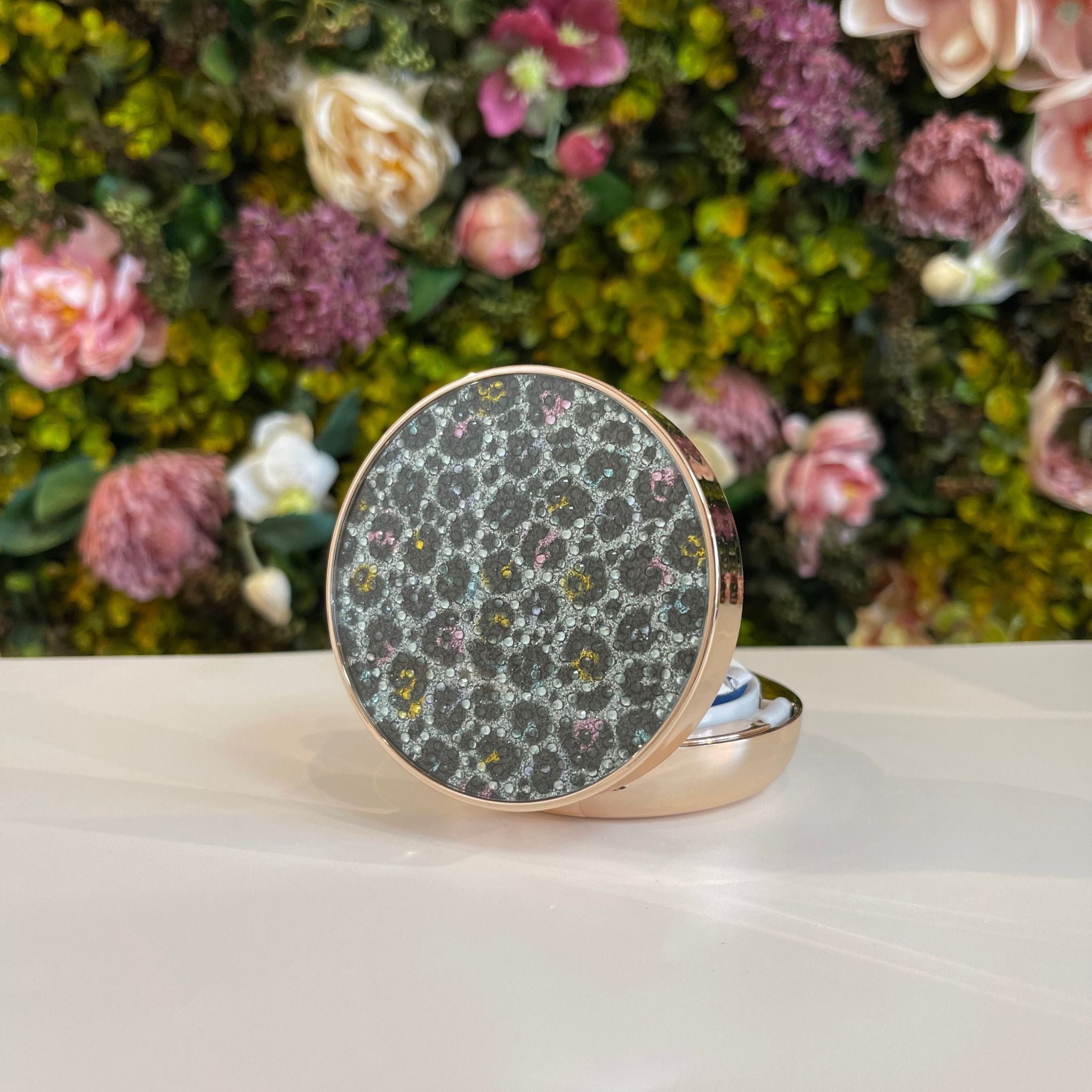 Jewelry Radiant Cushion Cream tricolor leopard