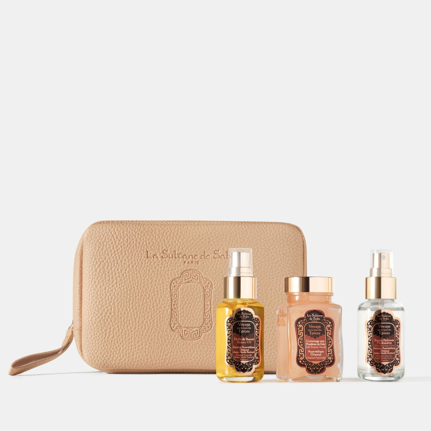 Body Gift Set Ayurvedic Amber Vanilla Patchouli #1 La Sultane de Saba 