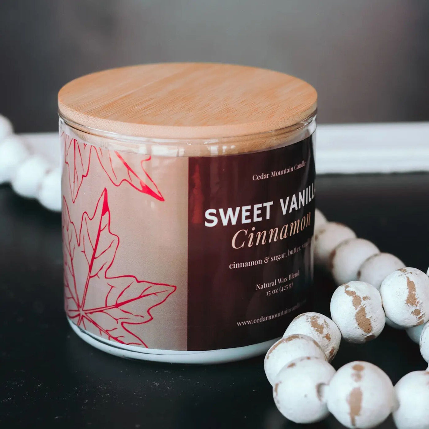 Jar Candle 3 Wick  Sweet Vanilla Cinnamon 